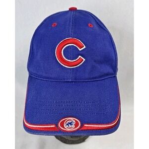 Chicago Cubs Hat Cap Mens Adjustable Blue Logo Embroidered MLB Adjustable